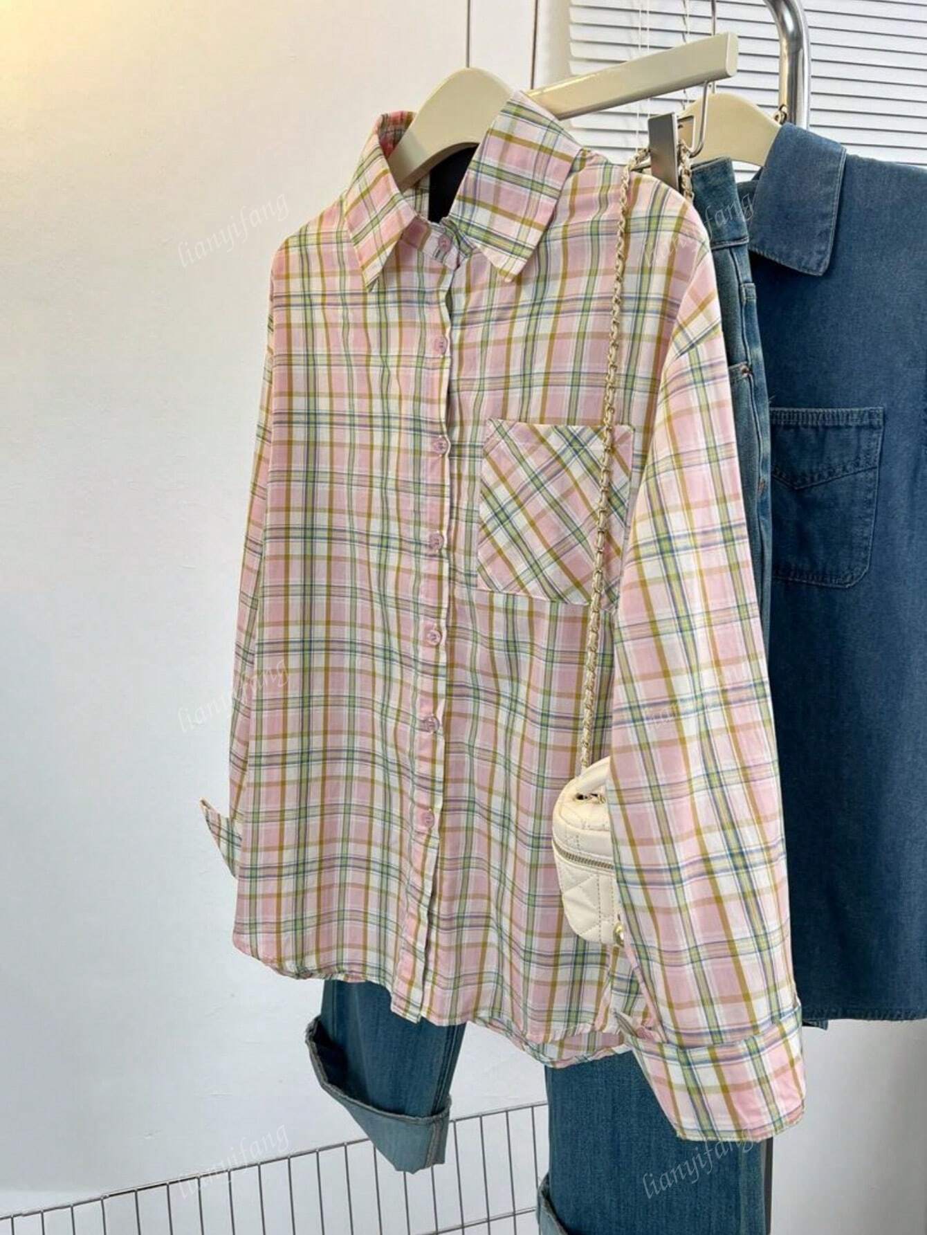 Long Sleeve Casual Chic Loose Blouse, High-End Design, Windbreaker Suitable For Autumn